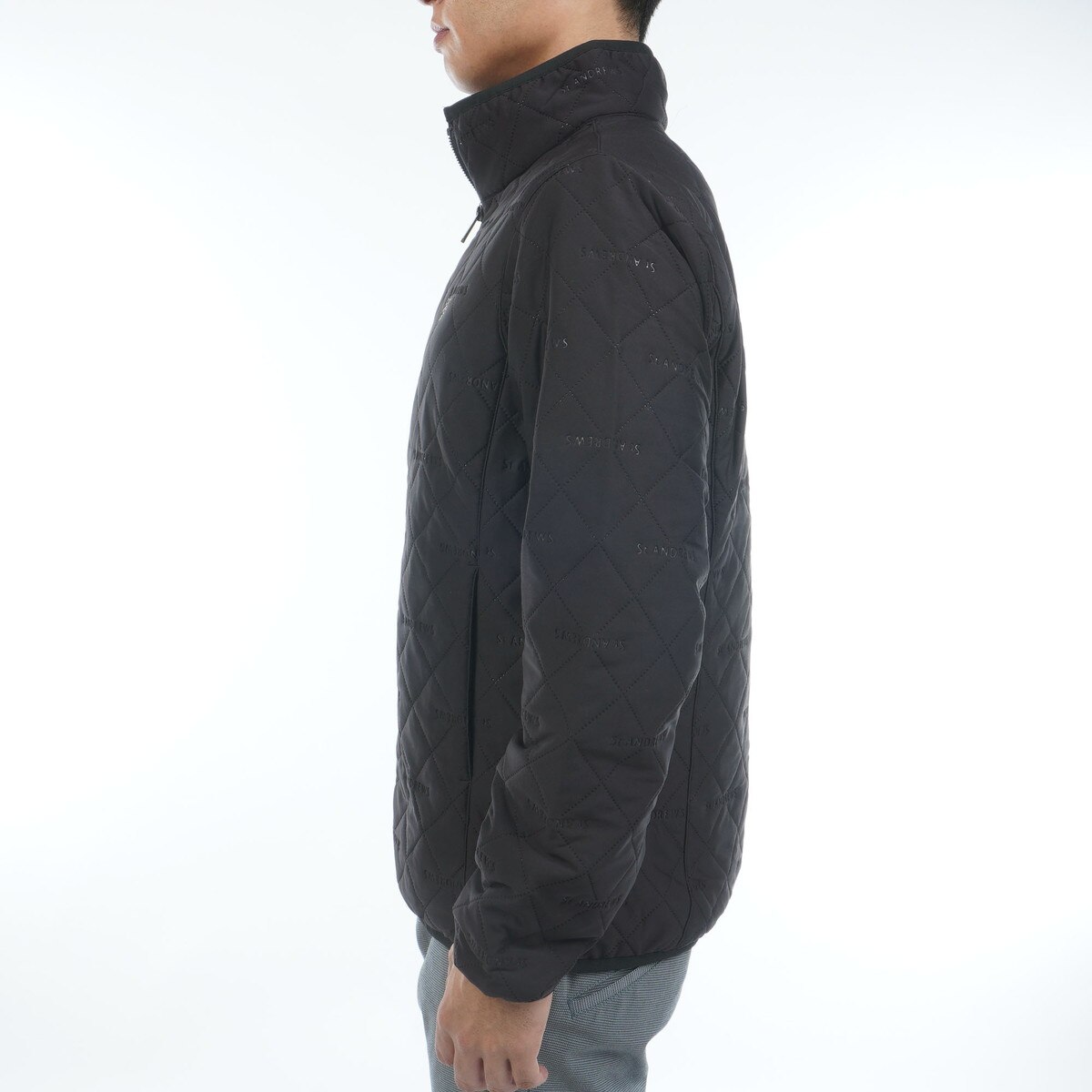 ストレッチ ロゴピンソニック中綿ブルゾン(アウター(ブルゾン