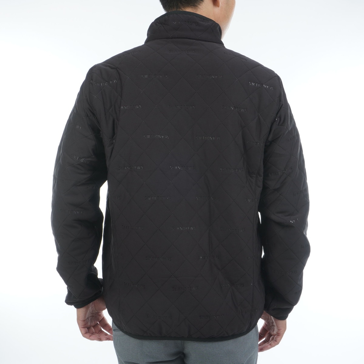 St ANDREWS 中綿ジャケット ストレッチ ロゴピンソニック中綿ブルゾン(アウター(ブルゾン