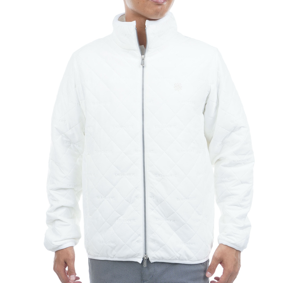 ストレッチ ロゴピンソニック中綿ブルゾン(アウター(ブルゾン