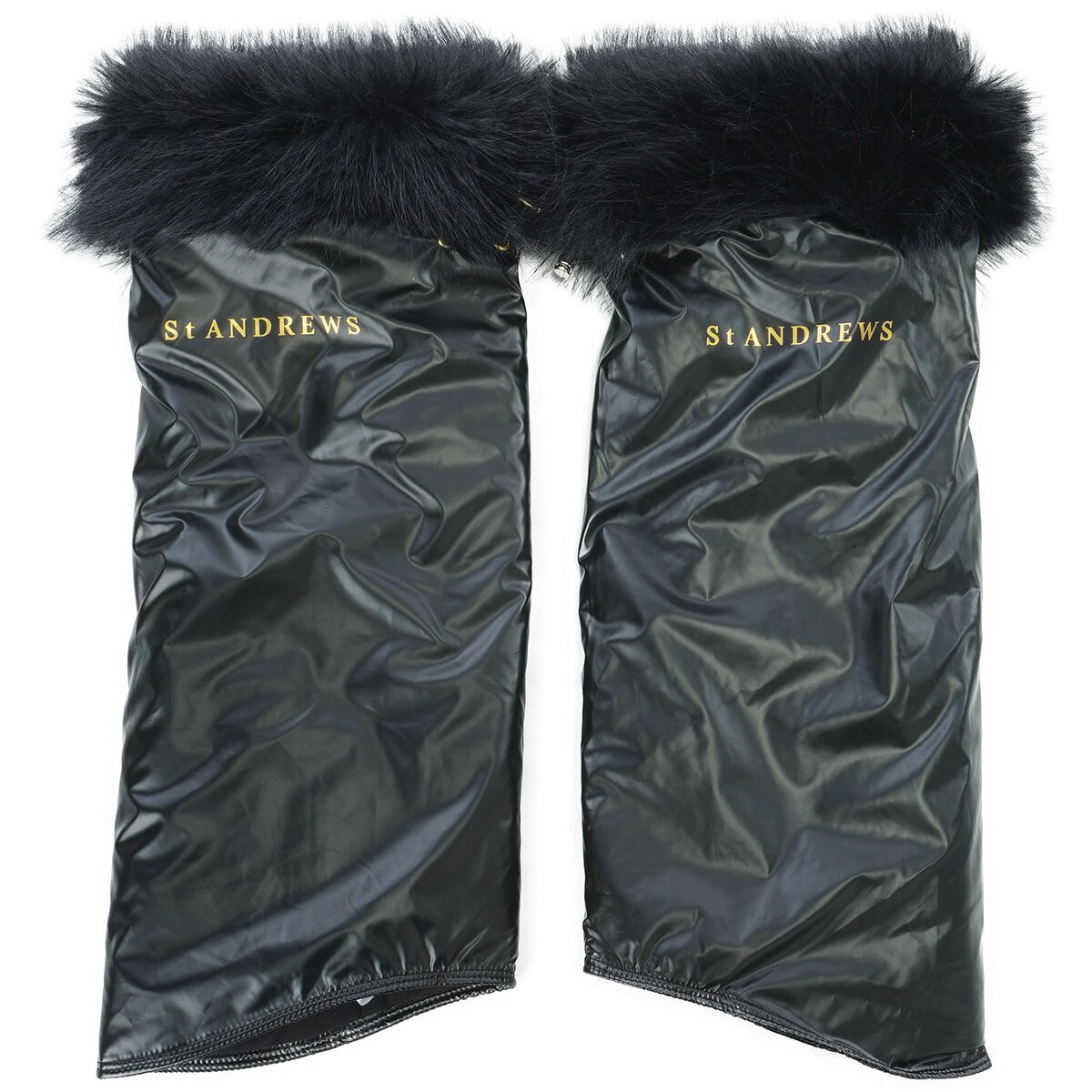 タフタ×ファー レッグウォーマー レディス(その他ラウンド小物)|St