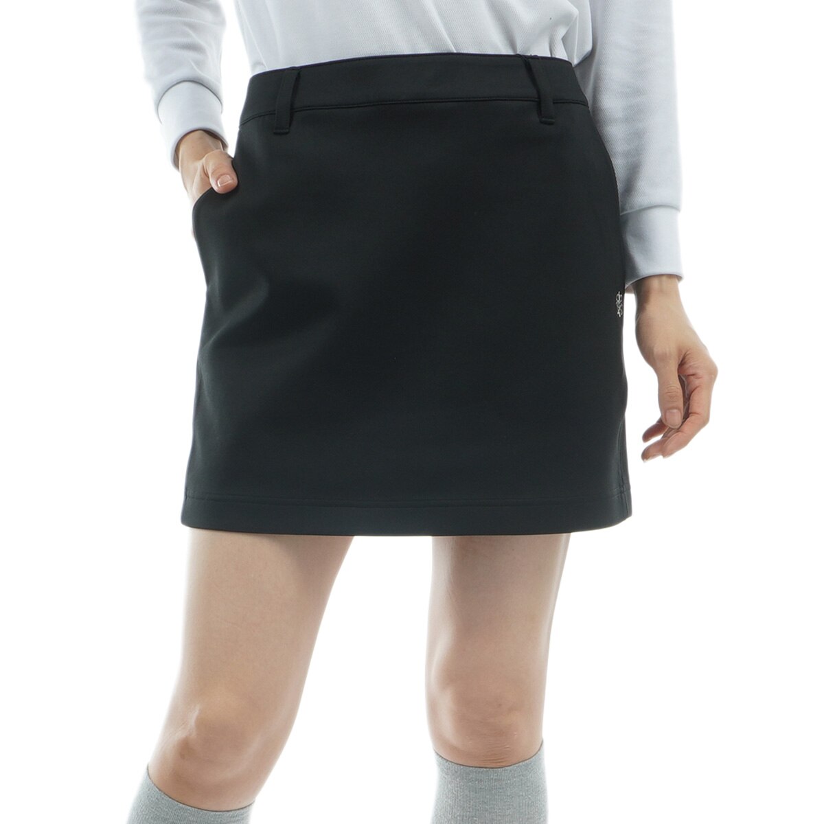 St Andrews 黒 ゴルフ ニットスカート ダンボールニットスカート レディス(スカート)|St ANDREWS