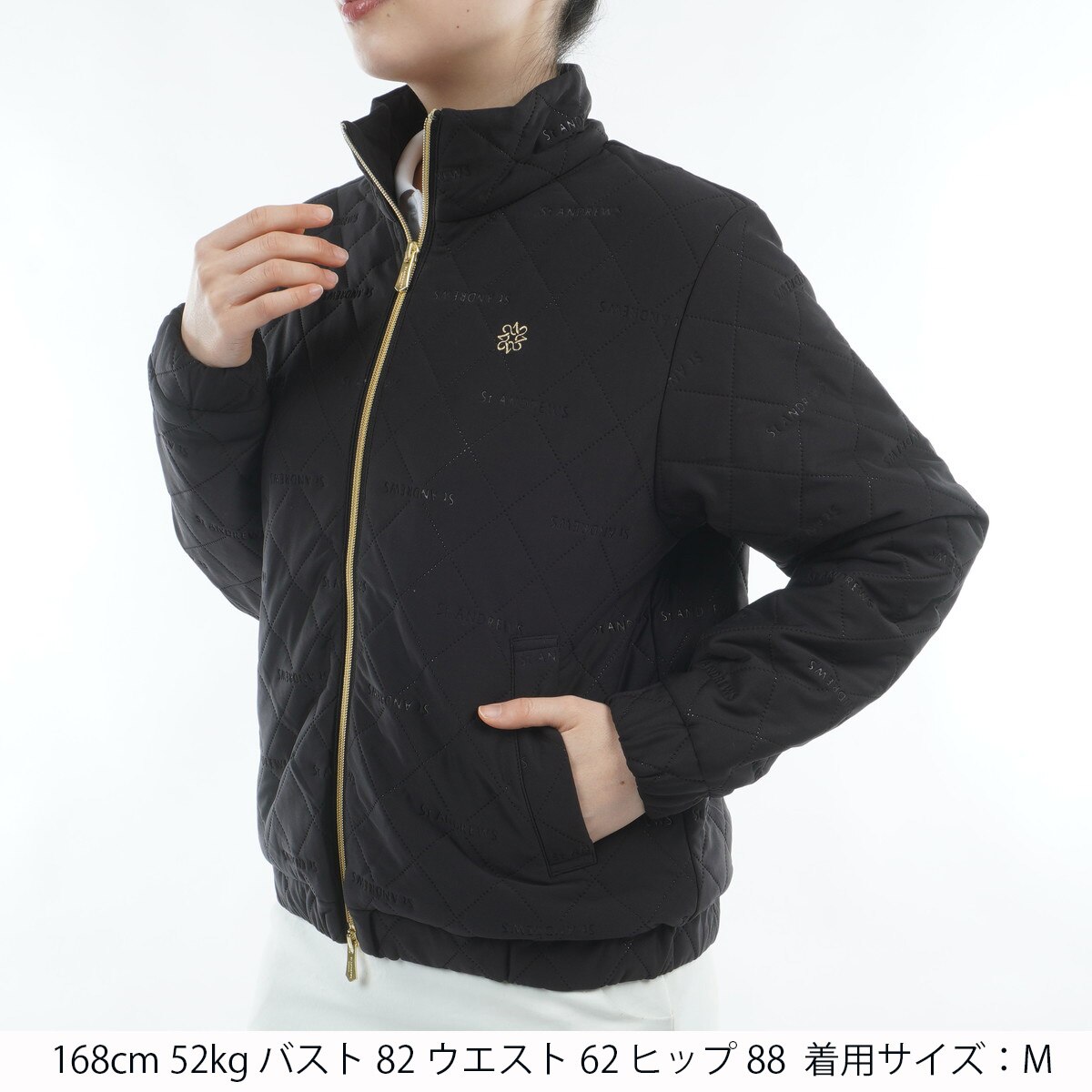 St ANDREWS 中綿ジャケット ロゴピンソニック中綿ブルゾン (MENS) | St ANDREWS（セント