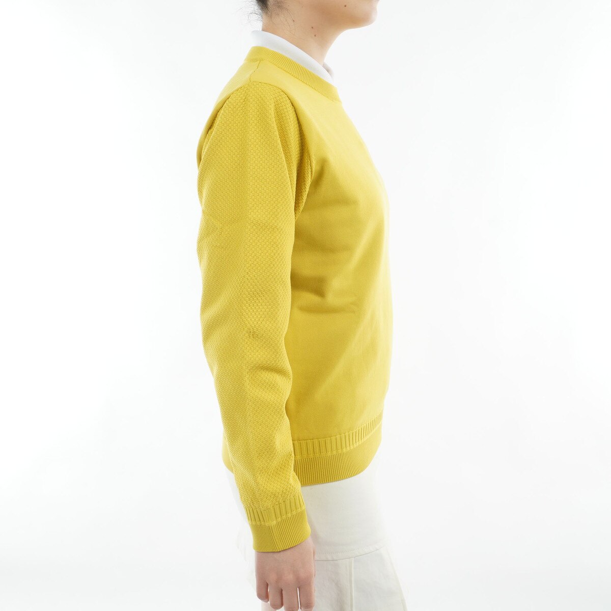 天竺×リンクス裏地付き プルオーバーセーター レディス(中間着