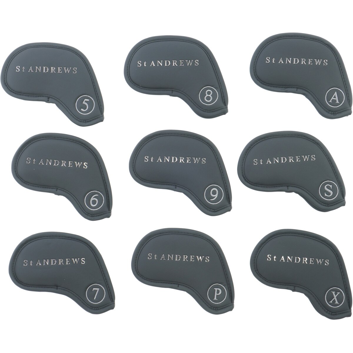 アイアンカバー 9個セット(ヘッドカバー（アイアン）)|St ANDREWS