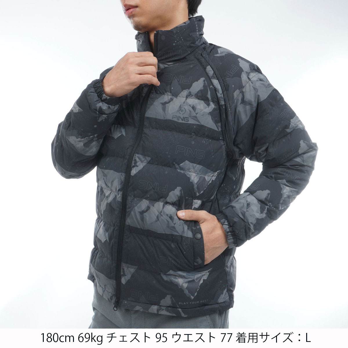 2WAY 中綿ブルゾン(アウター(ブルゾン、ウインド、ジャケット))|PING