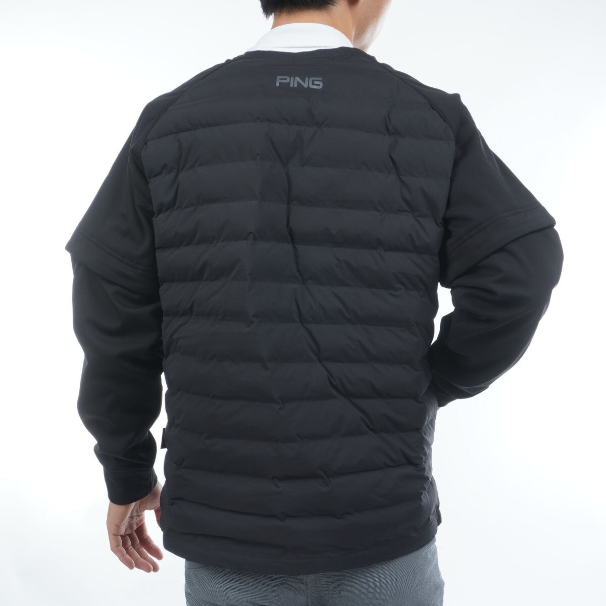 2WAY ハイブリッド中綿スニードブルゾン(アウター(ブルゾン、ウインド