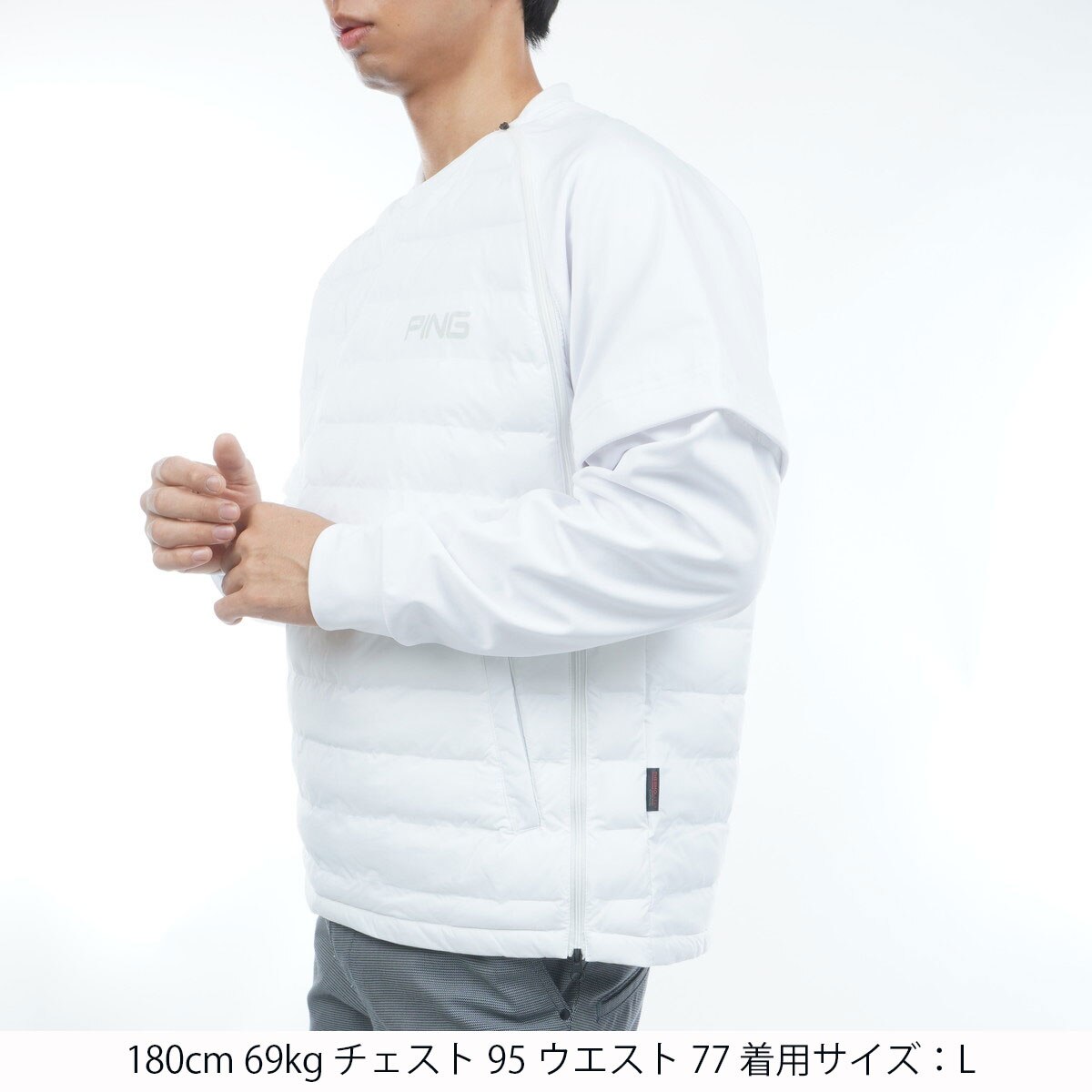 2WAY ハイブリッド中綿スニードブルゾン(アウター(ブルゾン、ウインド