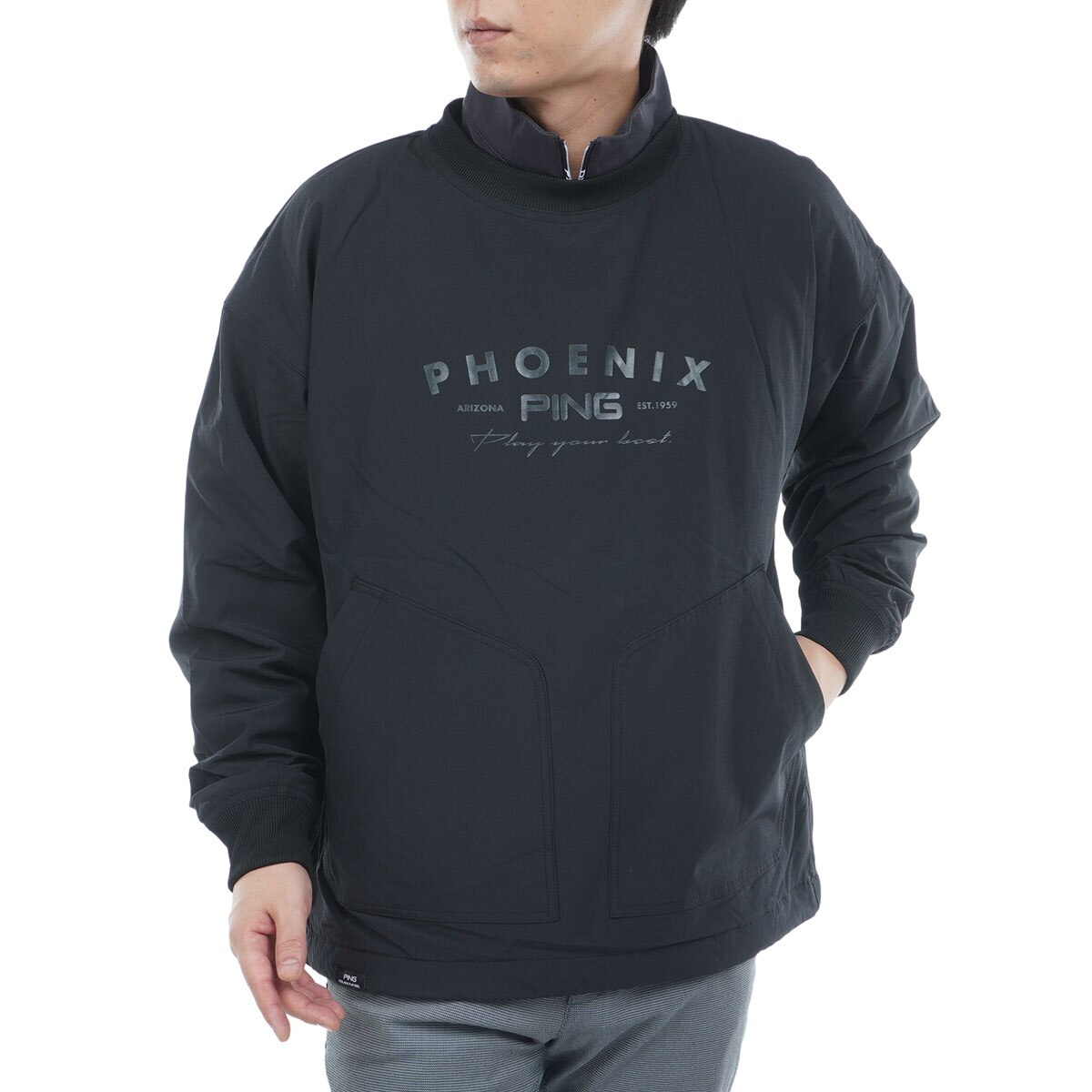 【新品】 PING ピン ロゴ フルジップ ジャケット アウター ブラック M PING アウター (ピン) 通販｜GDOゴルフショップ