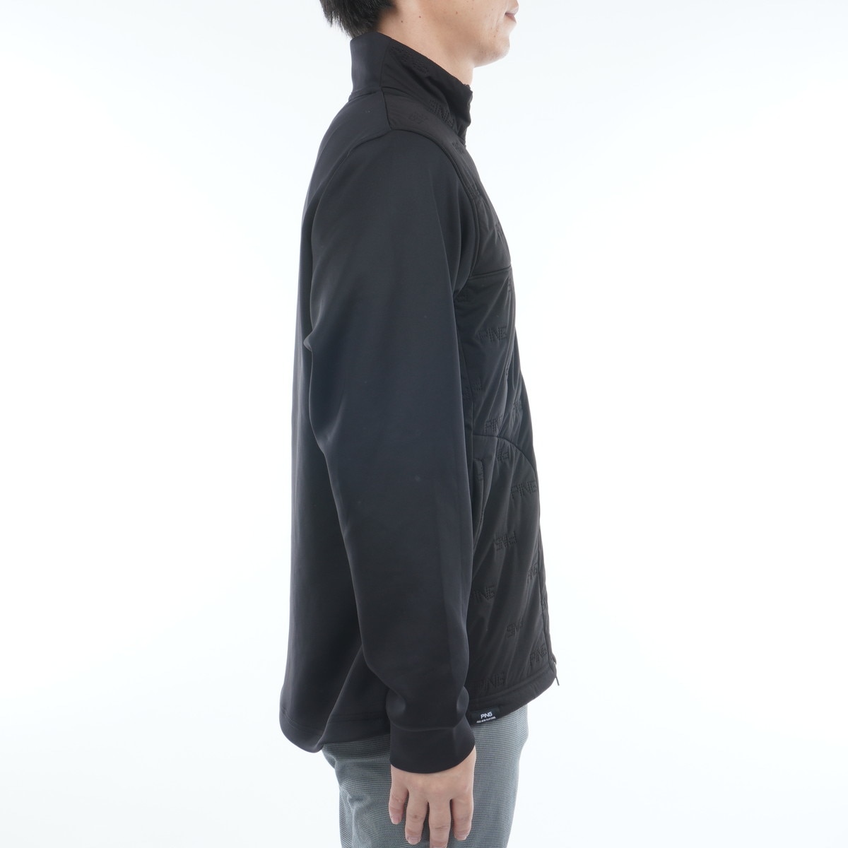 値下げ❕【新品/未着用】PING ピン ゴルフ フルジップブルゾン 黒 ピンソニック ハイブリットフルジップブルゾン(アウター(ブルゾン