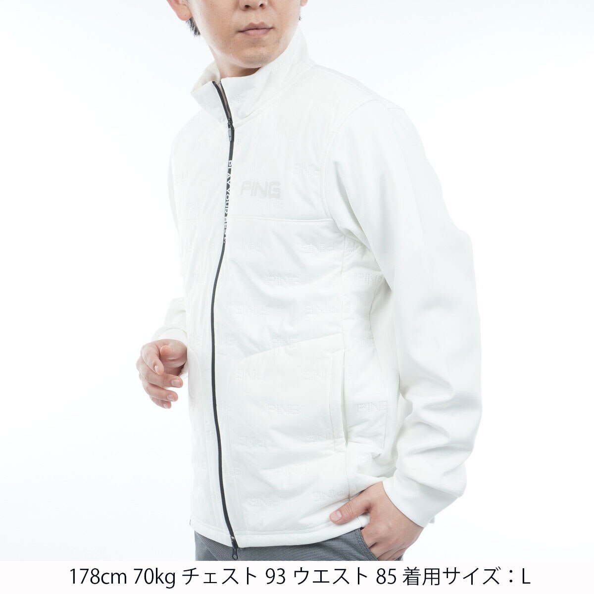 ピンソニック ハイブリットフルジップブルゾン(アウター(ブルゾン