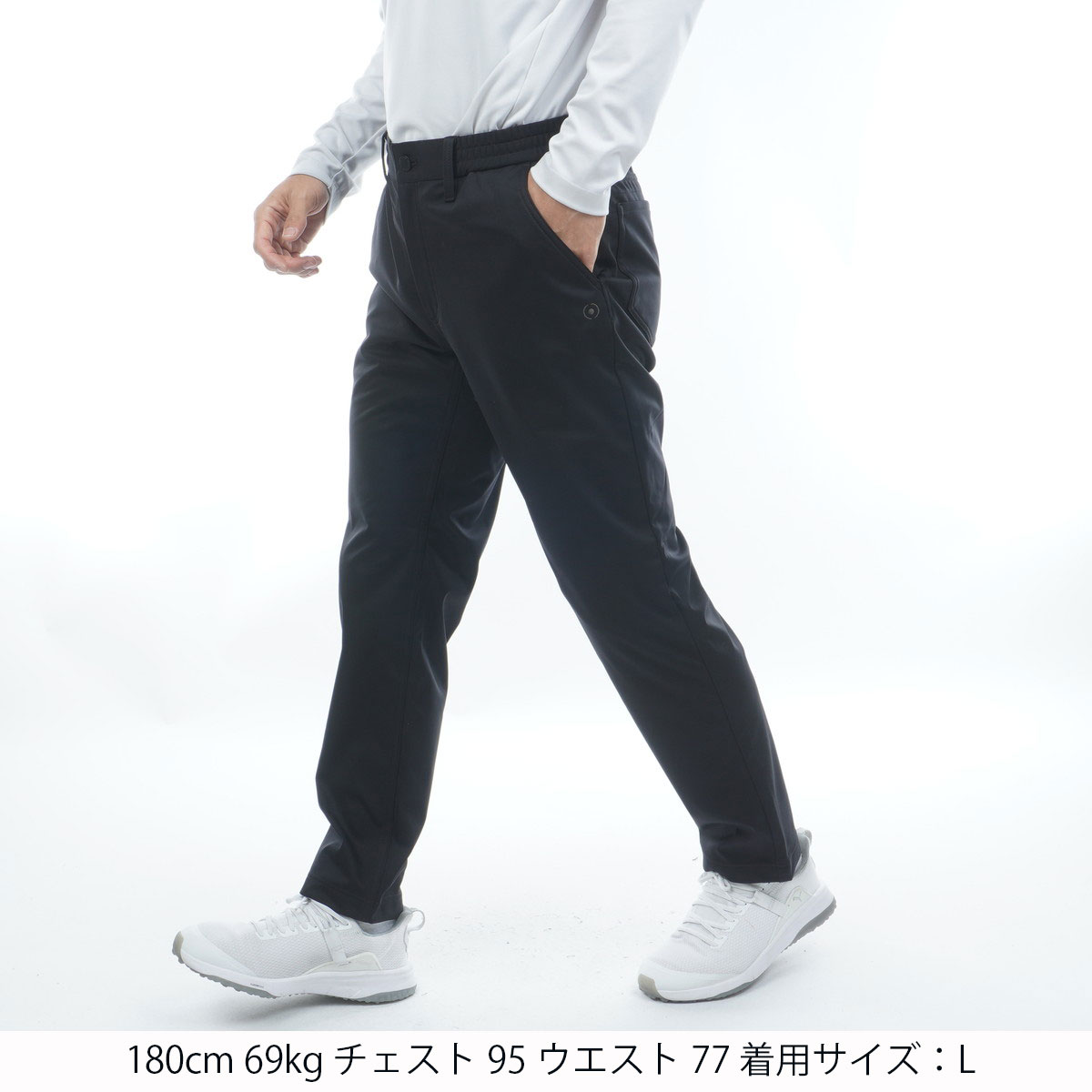 ボンディングプリントテーパードパンツ(ロングパンツ)|PING(ピン