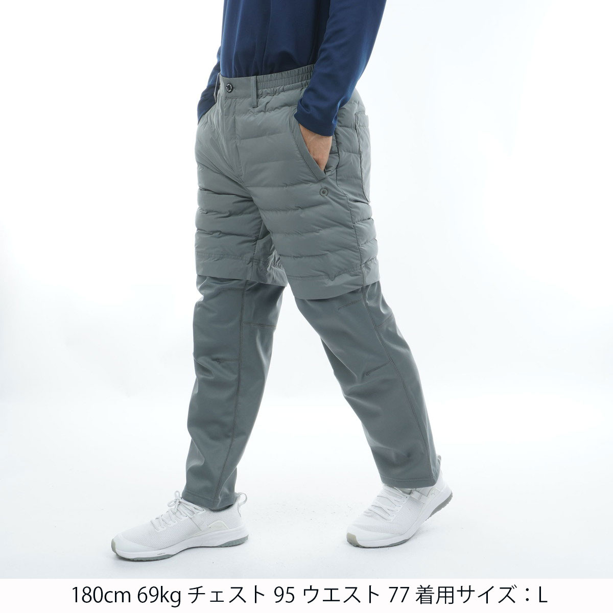 2WAY ハイブリッド中綿パンツ(ロングパンツ)|PING(ピン) 6215231006の