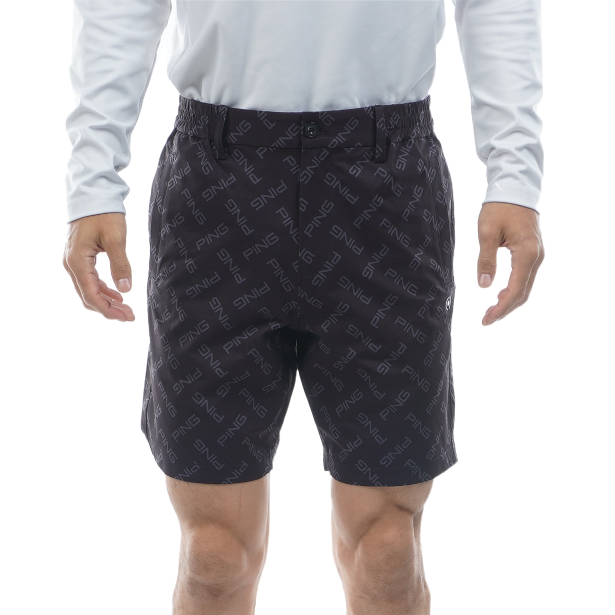 【新品タグ付】PGG ショートパンツ ゴルフ ロゴ ナイロン S 紺 ANTIQUA GOLF×STCH キルトショートパンツ レディース 送料無料