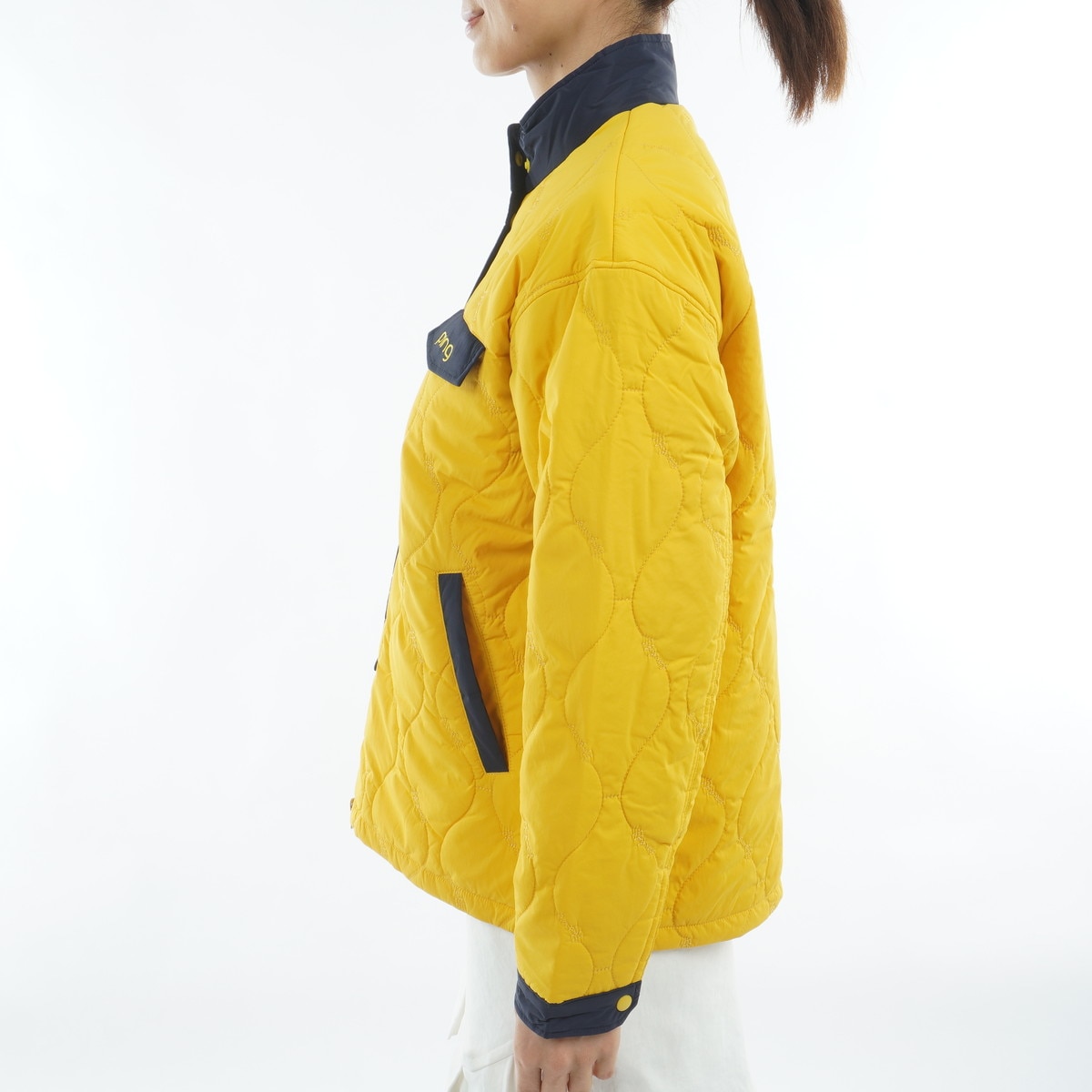 ストレッチタフタ キルティングブルゾン レディス(アウター(ブルゾン