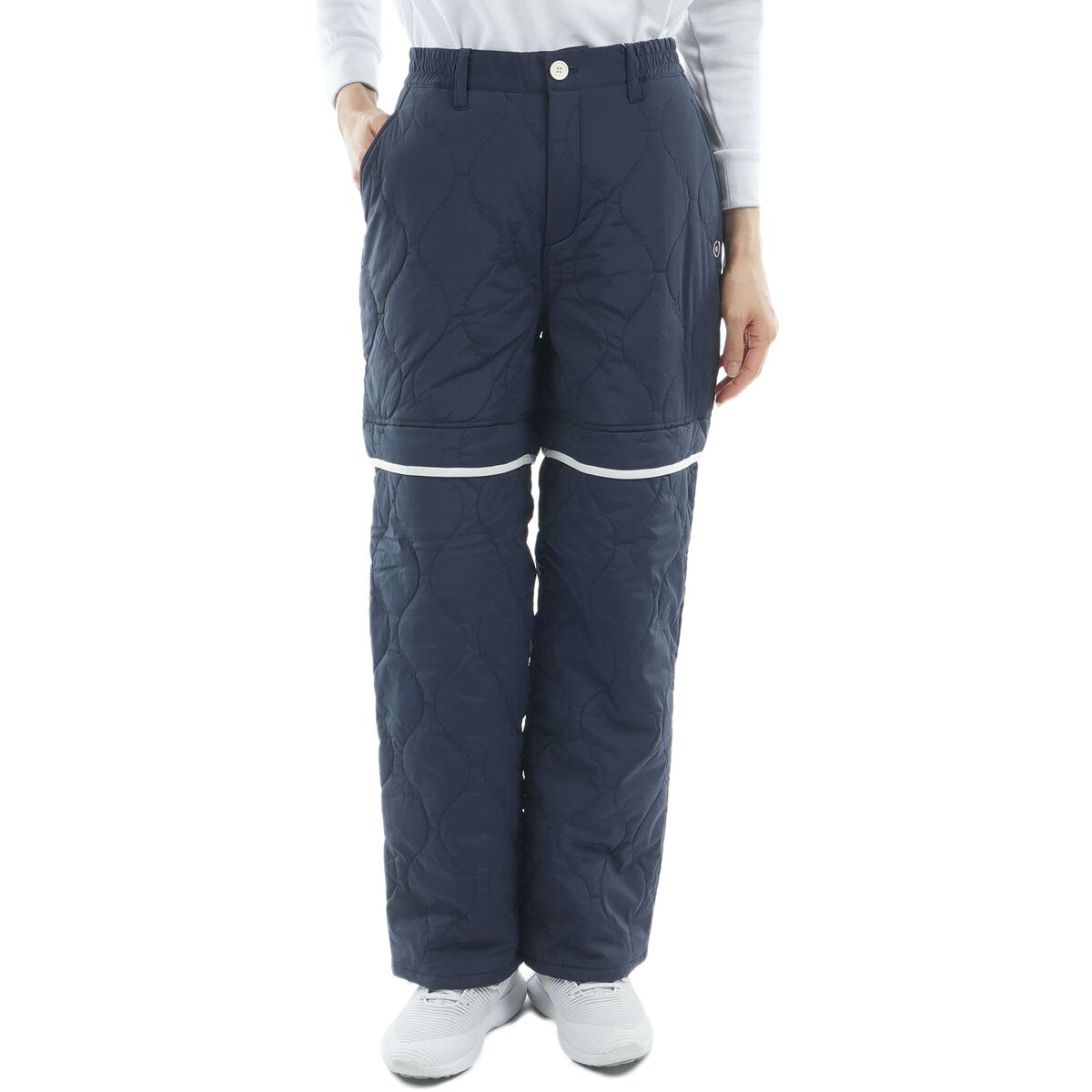 2WAY ストレッチタフタ キルティングパンツ レディス(ロングパンツ