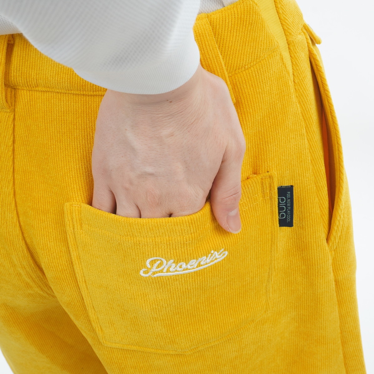 ニットコーデュロイ ツータックキュロットパンツ レディス(ハーフ