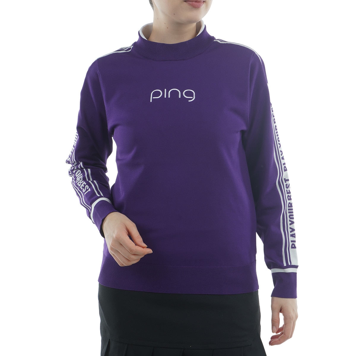 PING ハイネックニットセーター 楽天市場】切り替え ニット セーター レディース S M L 長袖