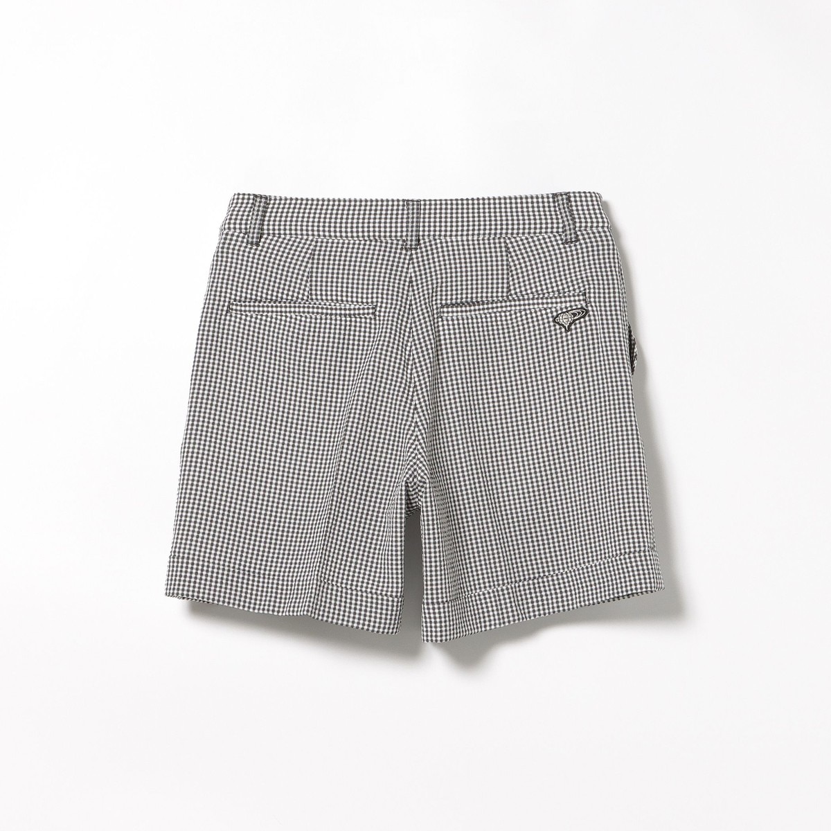 PURPLE LABEL ギンガム 裾ダブル ショーツ レディス(ハーフパンツ