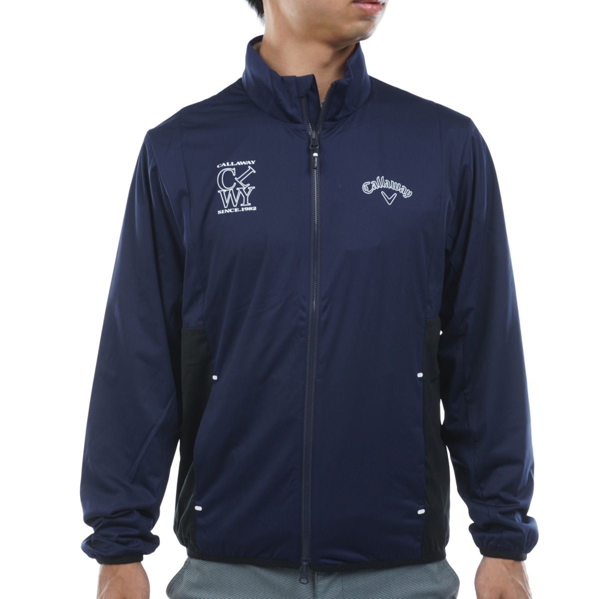 ストレッチ フルジップブルゾン(アウター(ブルゾン、ウインド