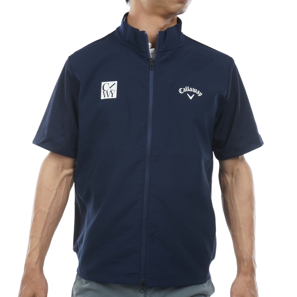 キャロウェイ メンズL 中綿 スウェット ブルゾン ジャケット 撥水 防寒