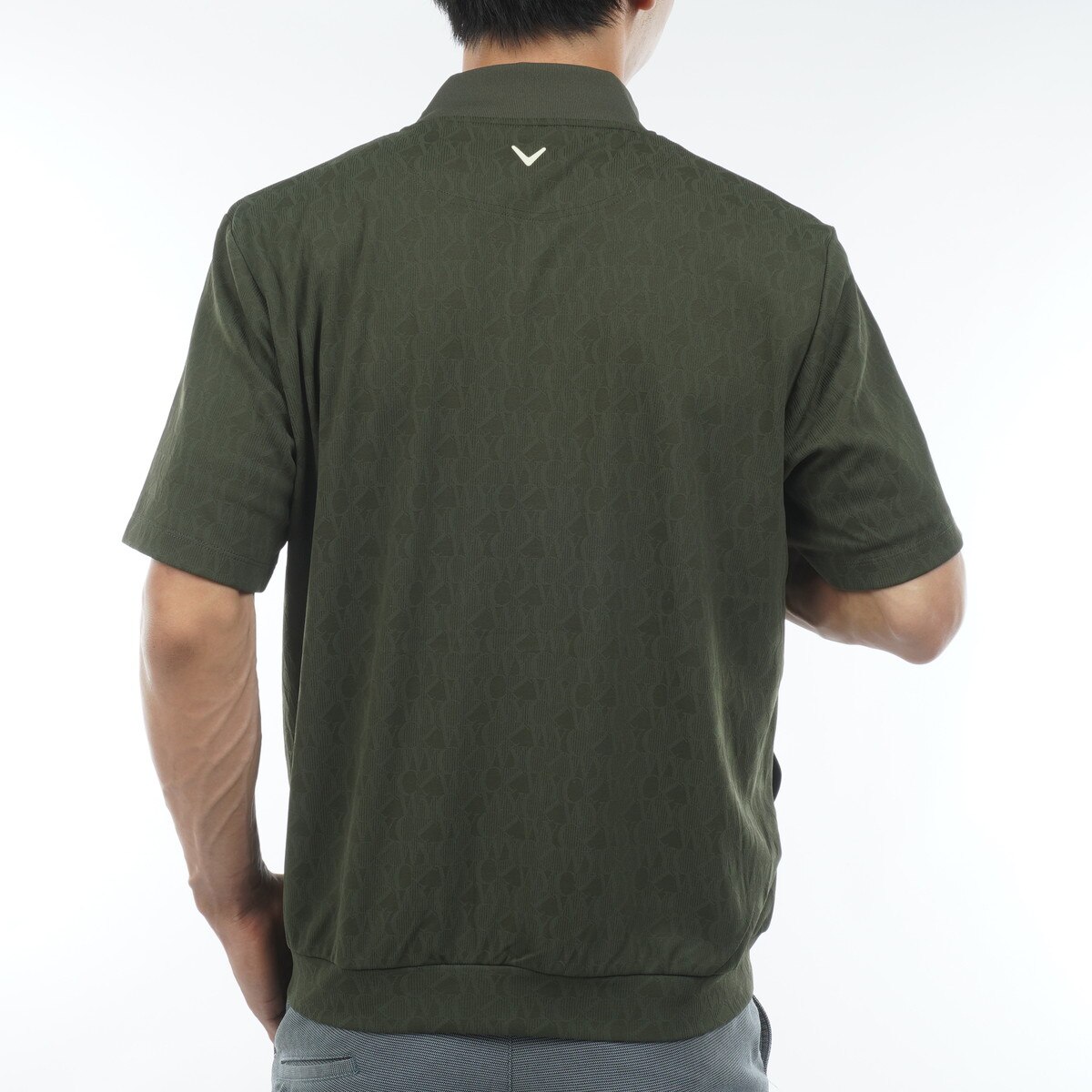 ストレッチ フルジップ半袖スウェットブルゾン(アウター(ブルゾン