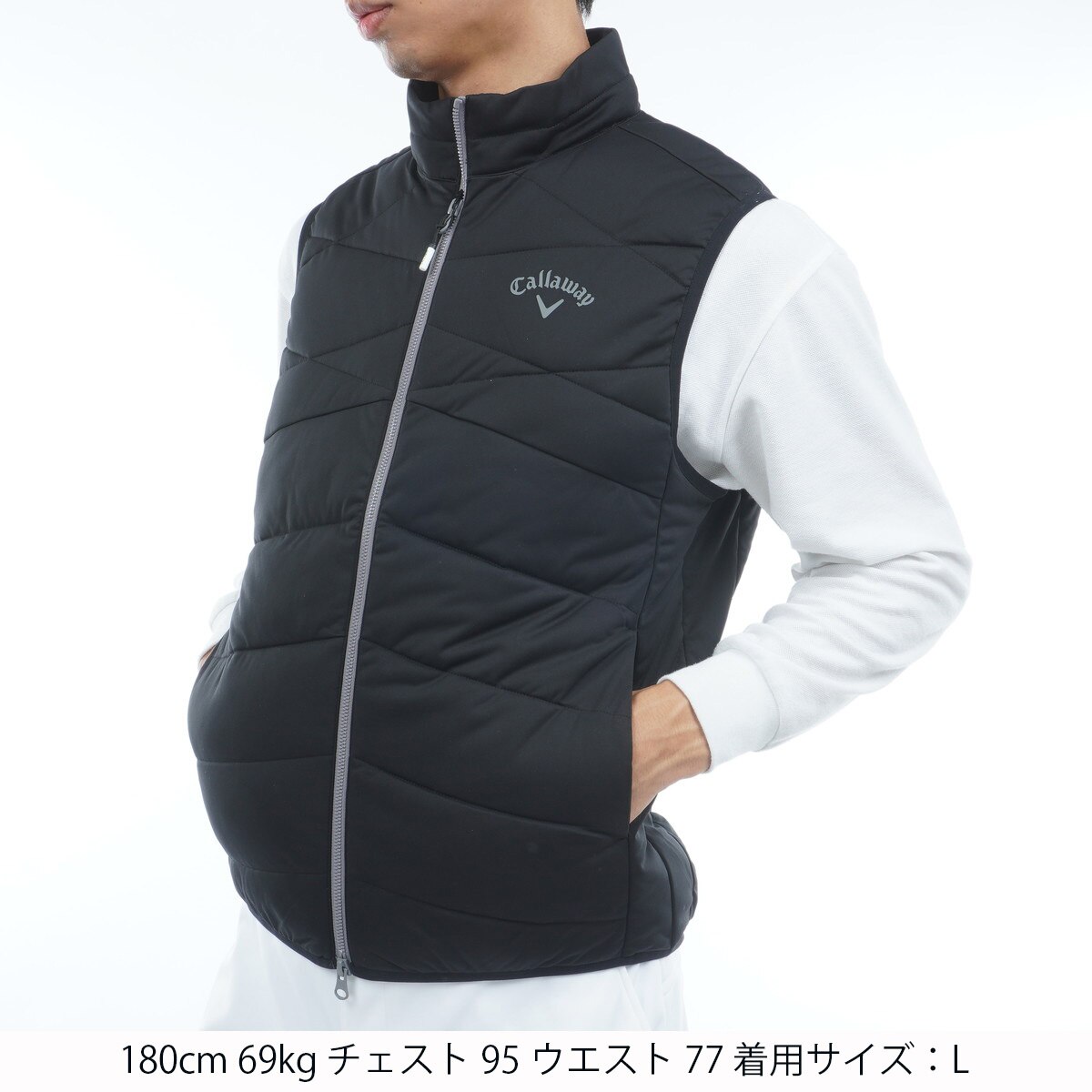 ストレッチ フルジップ中綿ベスト(ベスト)|Callaway Golf