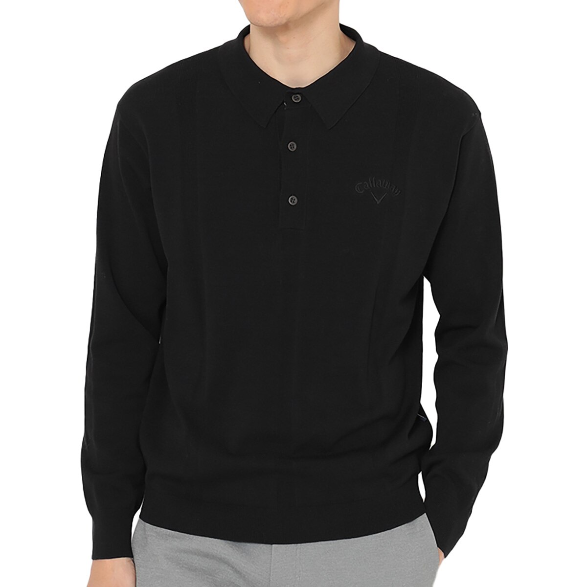 長袖ニットポロシャツ(長袖シャツ・ポロシャツ)|Callaway Golf