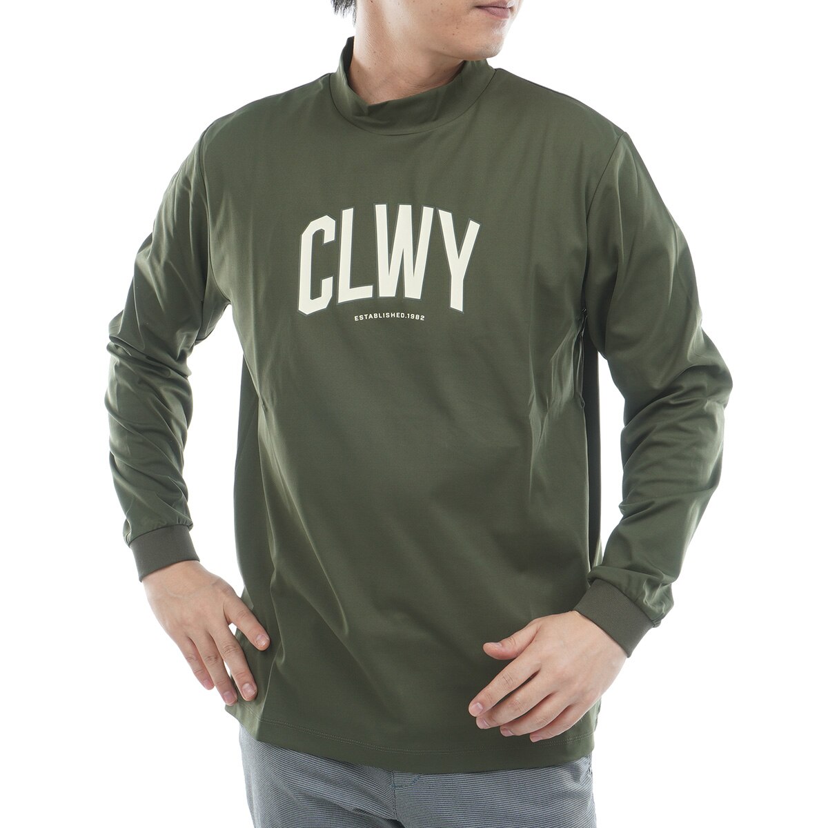 [新品未使用] CPG GOLF 長袖モックネットサイズ3 カーキ/ブラック 新品未使用] CPG GOLF 長袖モックネットサイズ3 カーキ/ブラック