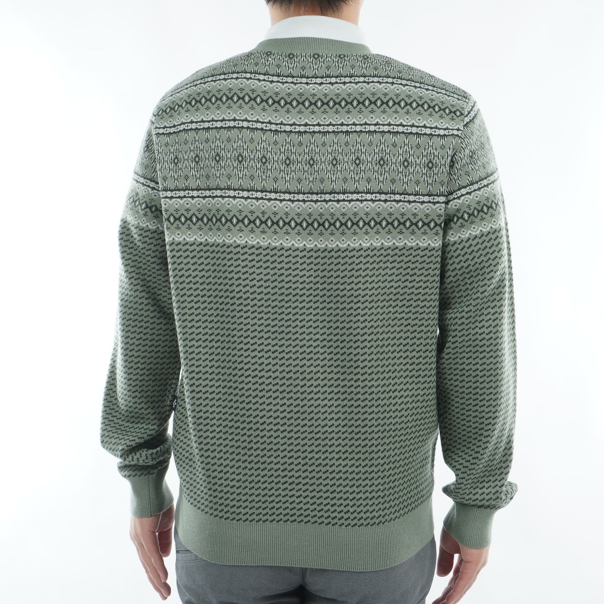 キャロウェイゴルフ　 グリーン セーター L サイズ　プロ支給品 CALLAWAY キャロウェイ ケーブル ニット セーター レッド系 サイズ：L