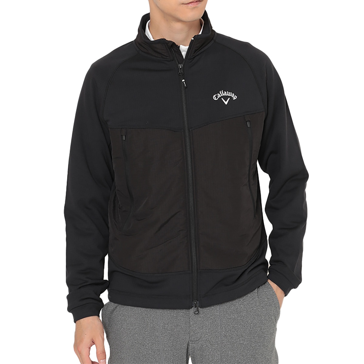 裏起毛 フルジップスウェットブルゾン(中間着(セーター、トレーナー