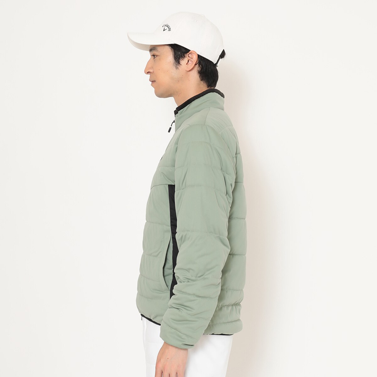 ストレッチ フルジップ中綿ブルゾン(アウター(ブルゾン、ウインド