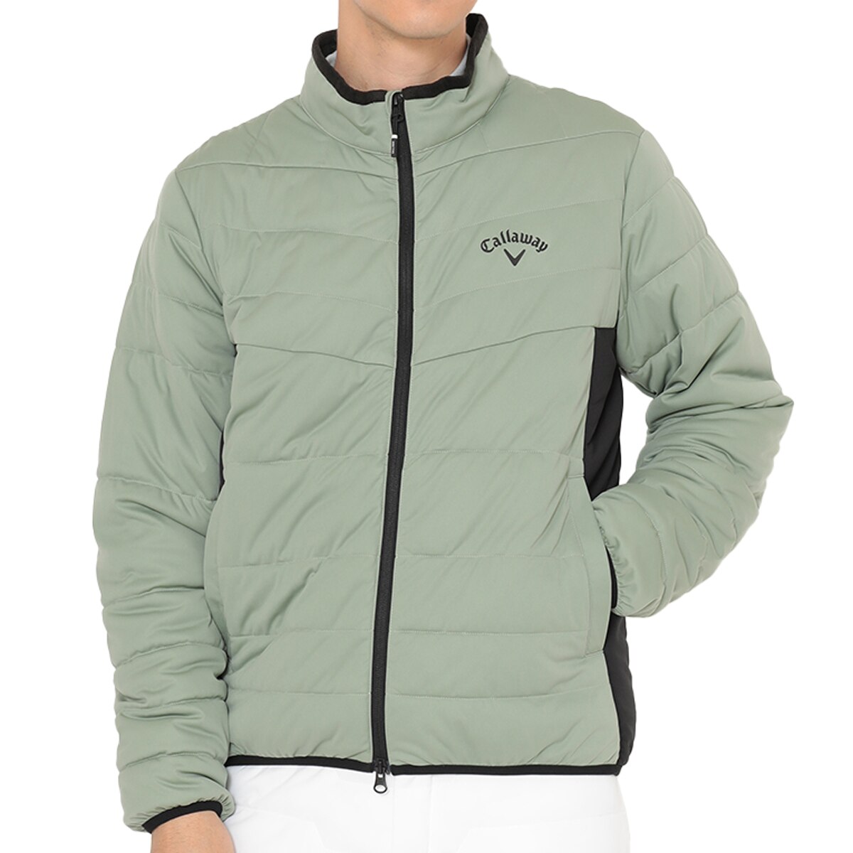 ストレッチ フルジップ中綿ブルゾン(アウター(ブルゾン、ウインド