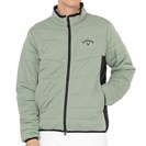 ストレッチ フルジップ中綿ブルゾン