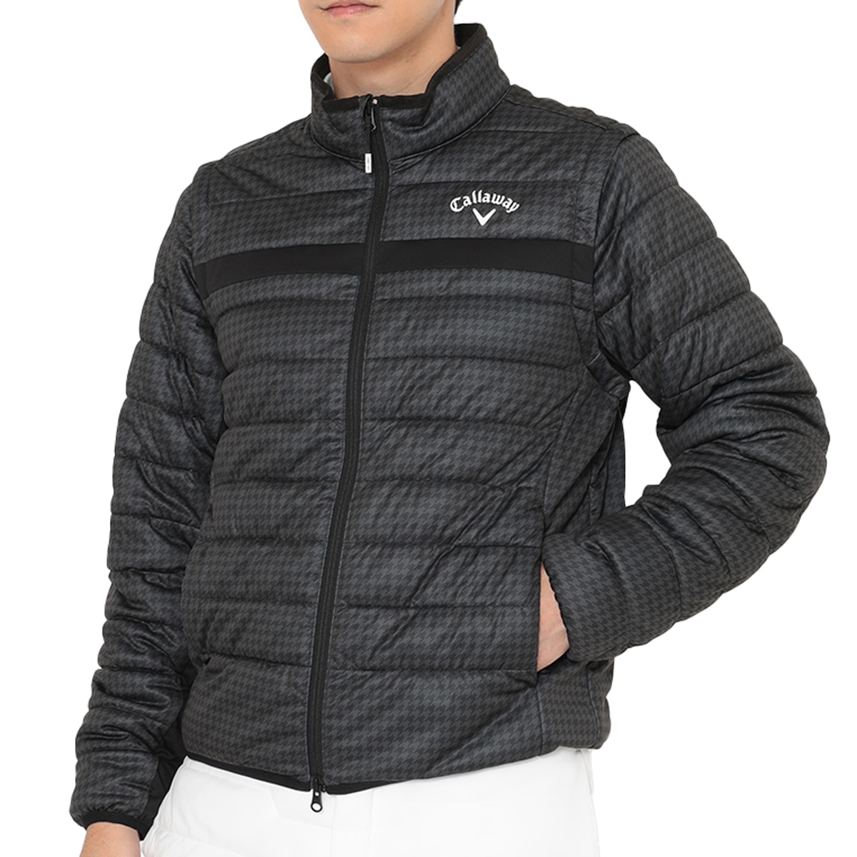 ストレッチ 2WAYフルジップ中綿ブルゾン(アウター(ブルゾン、ウインド