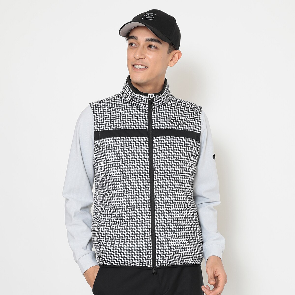 ストレッチ 2WAYフルジップ中綿ブルゾン(アウター(ブルゾン、ウインド