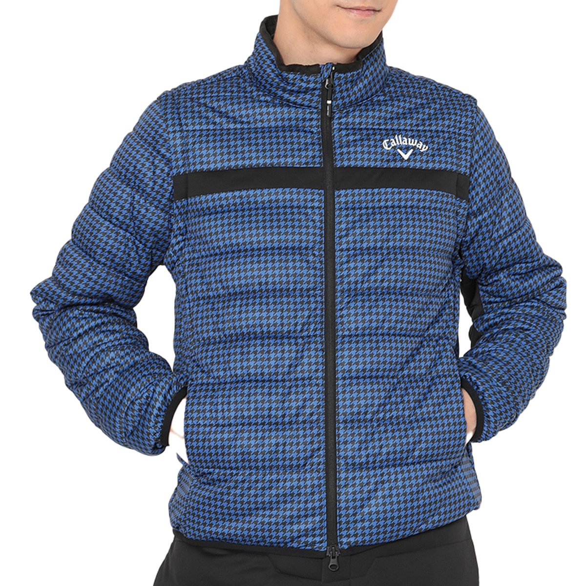 ストレッチ 2WAYフルジップ中綿ブルゾン(アウター(ブルゾン、ウインド