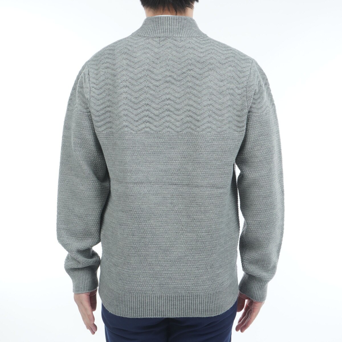 【状態良好】Callaway キャロウェイ ハーフジップ ボーダーセーター XL Callaway（キャロウェイ） キャロウェイアパレル ゴルフウェア メンズ