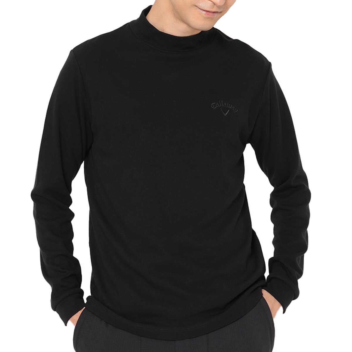 裏起毛 長袖モックネックシャツ(長袖シャツ・ポロシャツ)|Callaway