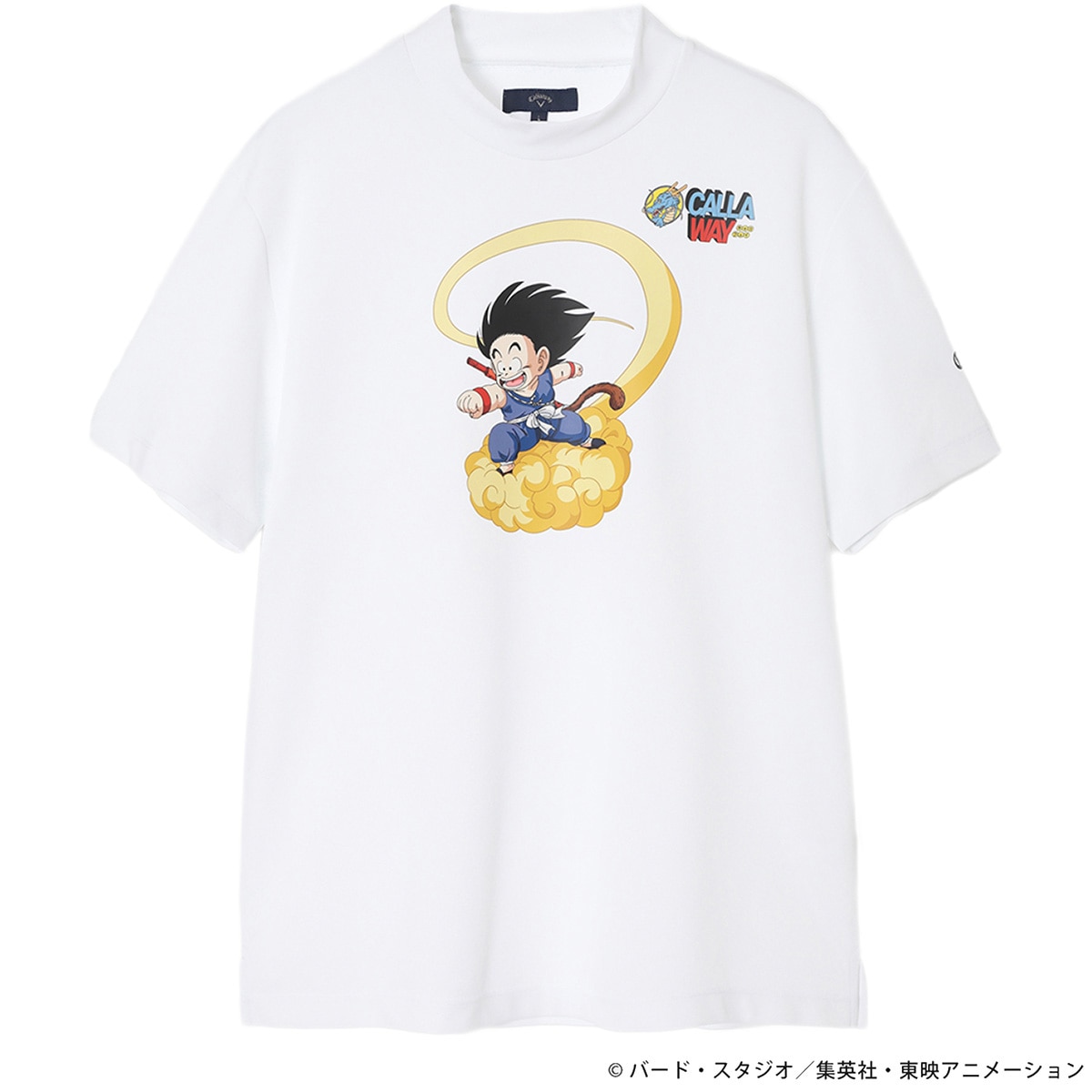 ドラゴンボール／孫悟空プリントモックネック(半袖シャツ・ポロシャツ