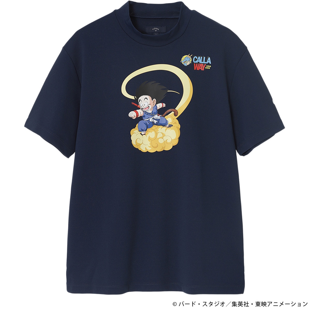 ドラゴンボール／孫悟空プリントモックネック(半袖シャツ