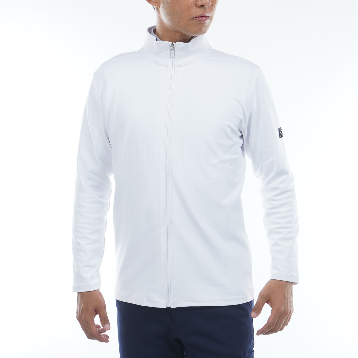 ストレッチ裏起毛素材トラックジャケット(アウター(ブルゾン、ウインド