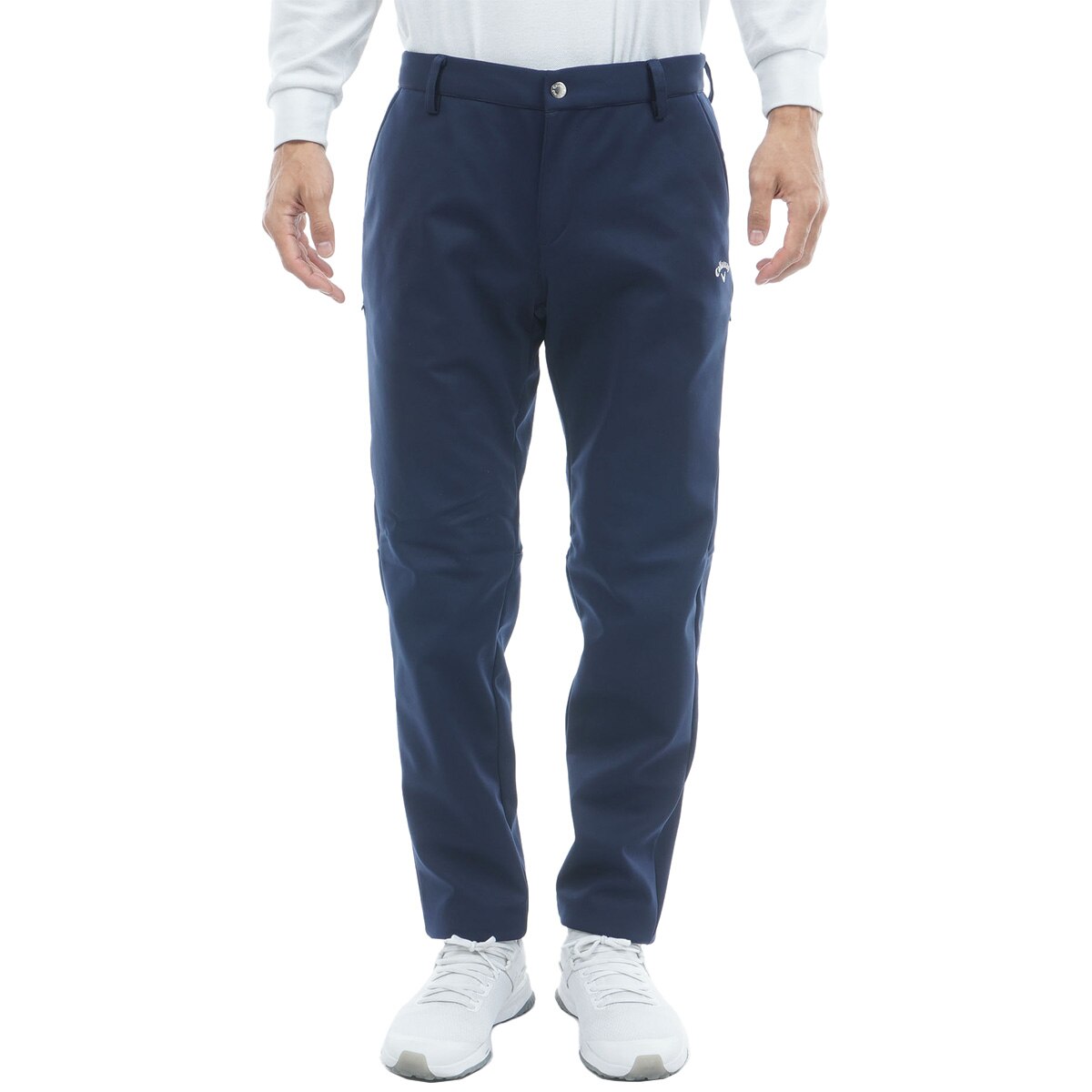 新品 キャロウェイ パンツ ふんわり裏地 極暖 アーチロゴ ネイビー Mサイズ キャロウェイ ゴルフ用パンツ メンズM ネイビー CallawayApparel