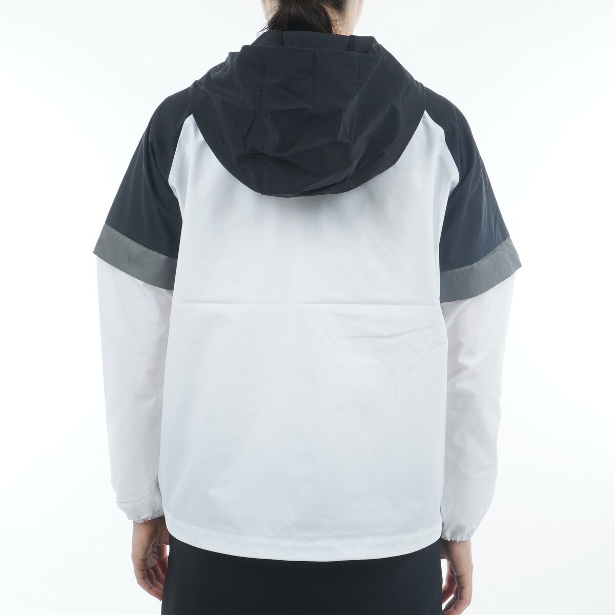 2WAY ハーフジップフーディーブルゾン レディス(アウター(ブルゾン