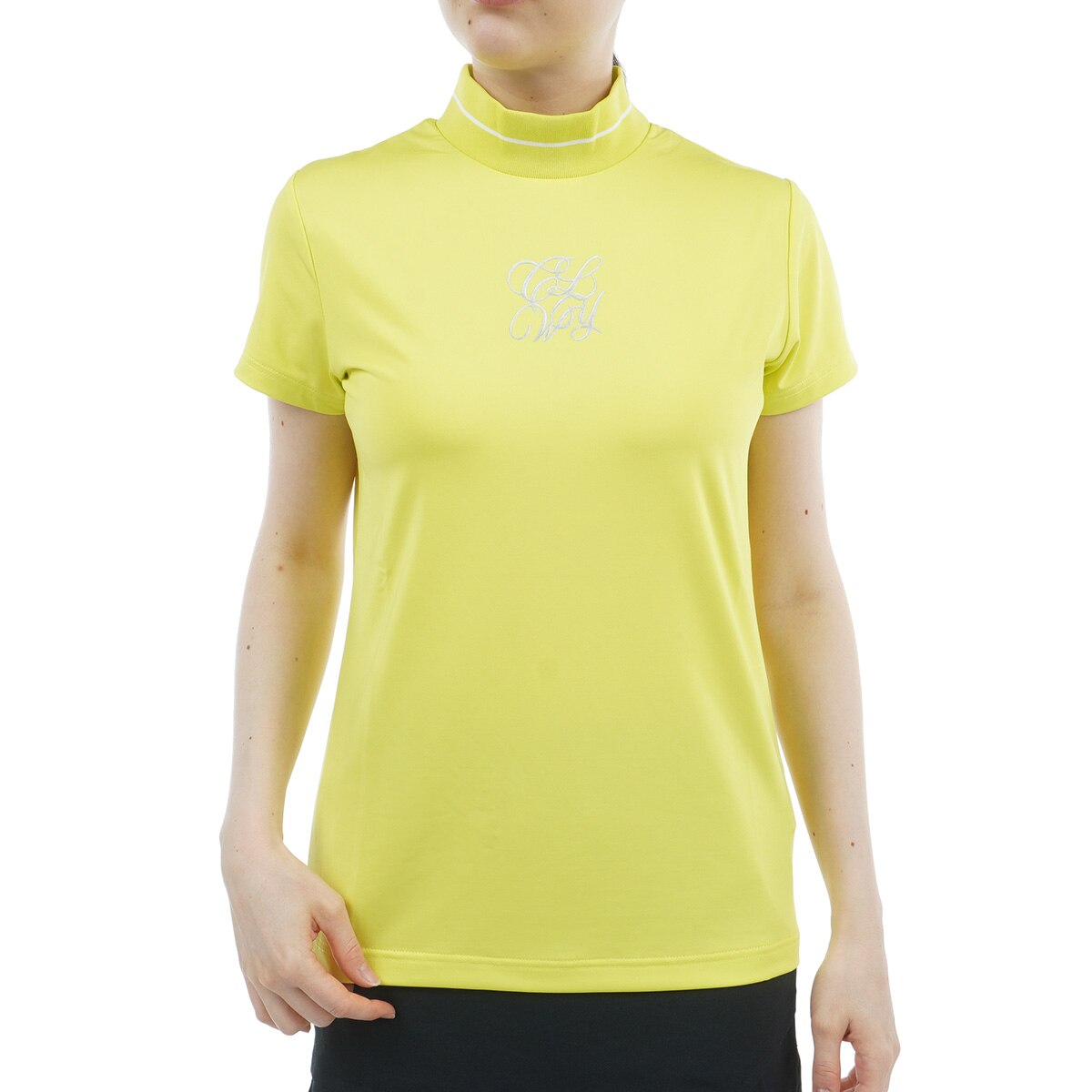 ストレッチ モックネック半袖シャツ レディス(半袖シャツ・ポロシャツ