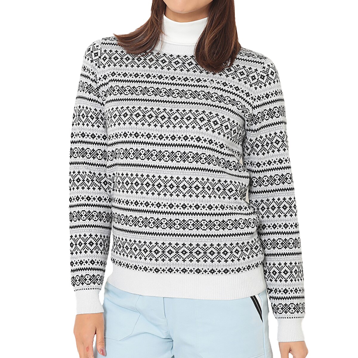 クルーネックセーター レディス(中間着(セーター、トレーナー