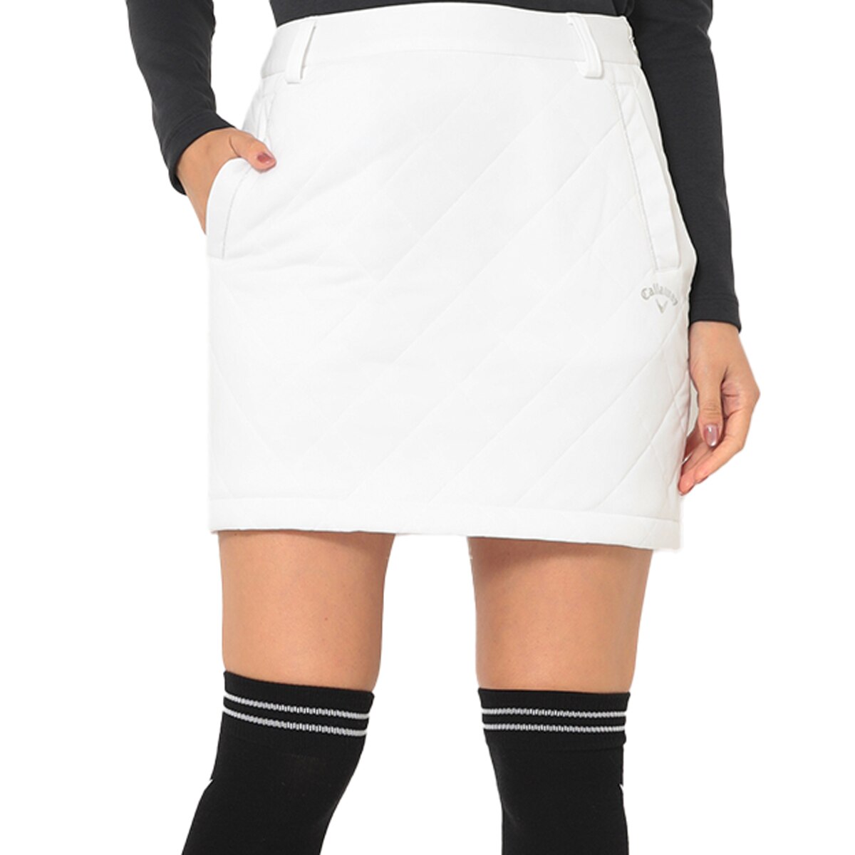PGG◾️中綿スカート◾️ ホワイト ストレッチ 中綿スカート レディス(スカート)|Callaway Golf