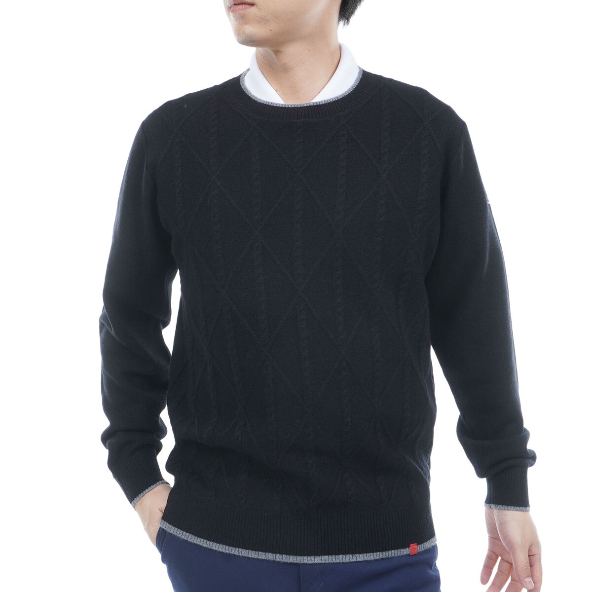 313☆送料無料☆キャロウェイ Callaway ゴルフ セーター タートルニット【Ｍ】ネイビー キャロウェイ] レディース クルーネックスウェット (裏毛