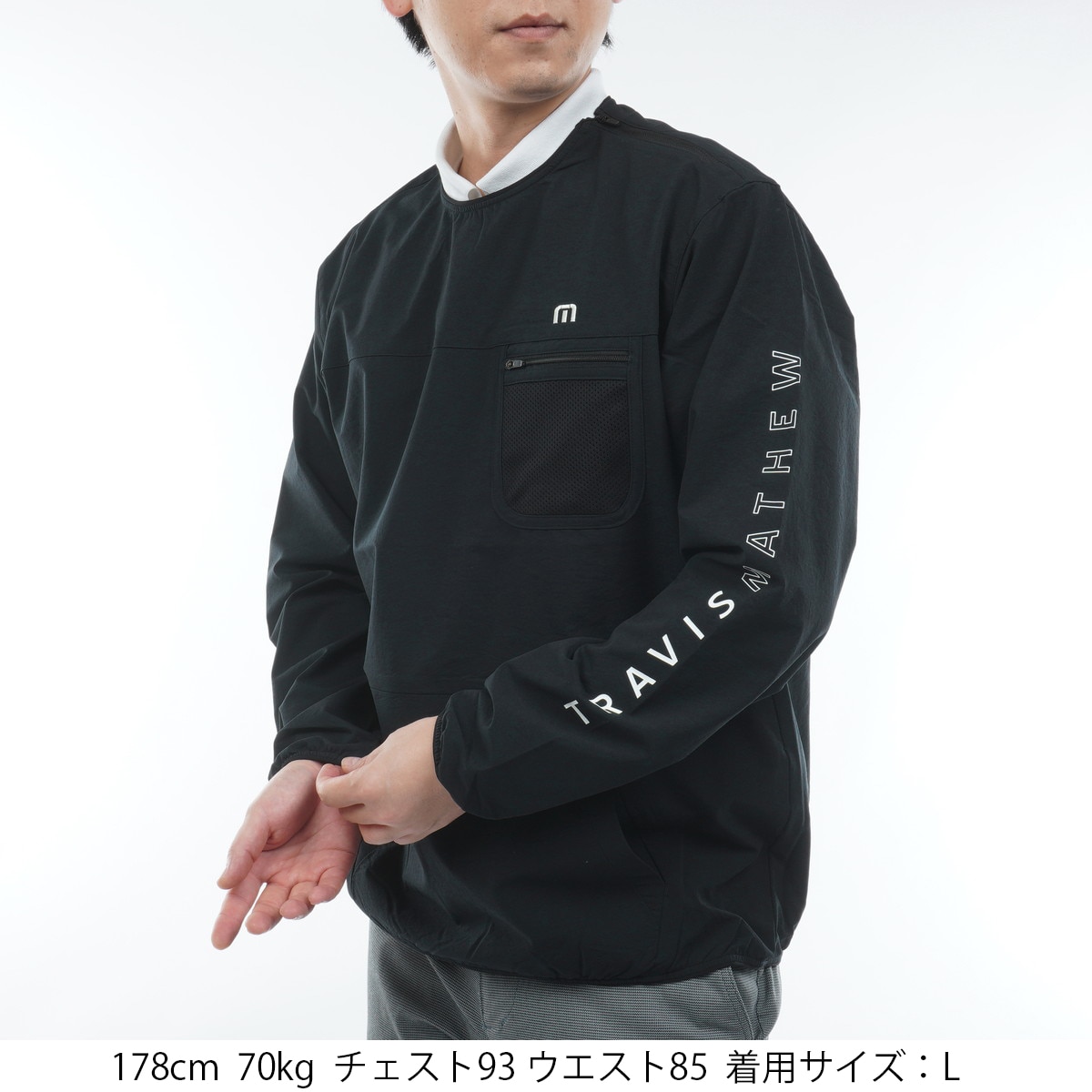 【TravisMathew】美品✨ナイロンスニード ジャケット ネイビー 2XL スニードジャケット(アウター(ブルゾン、ウインド、ジャケット