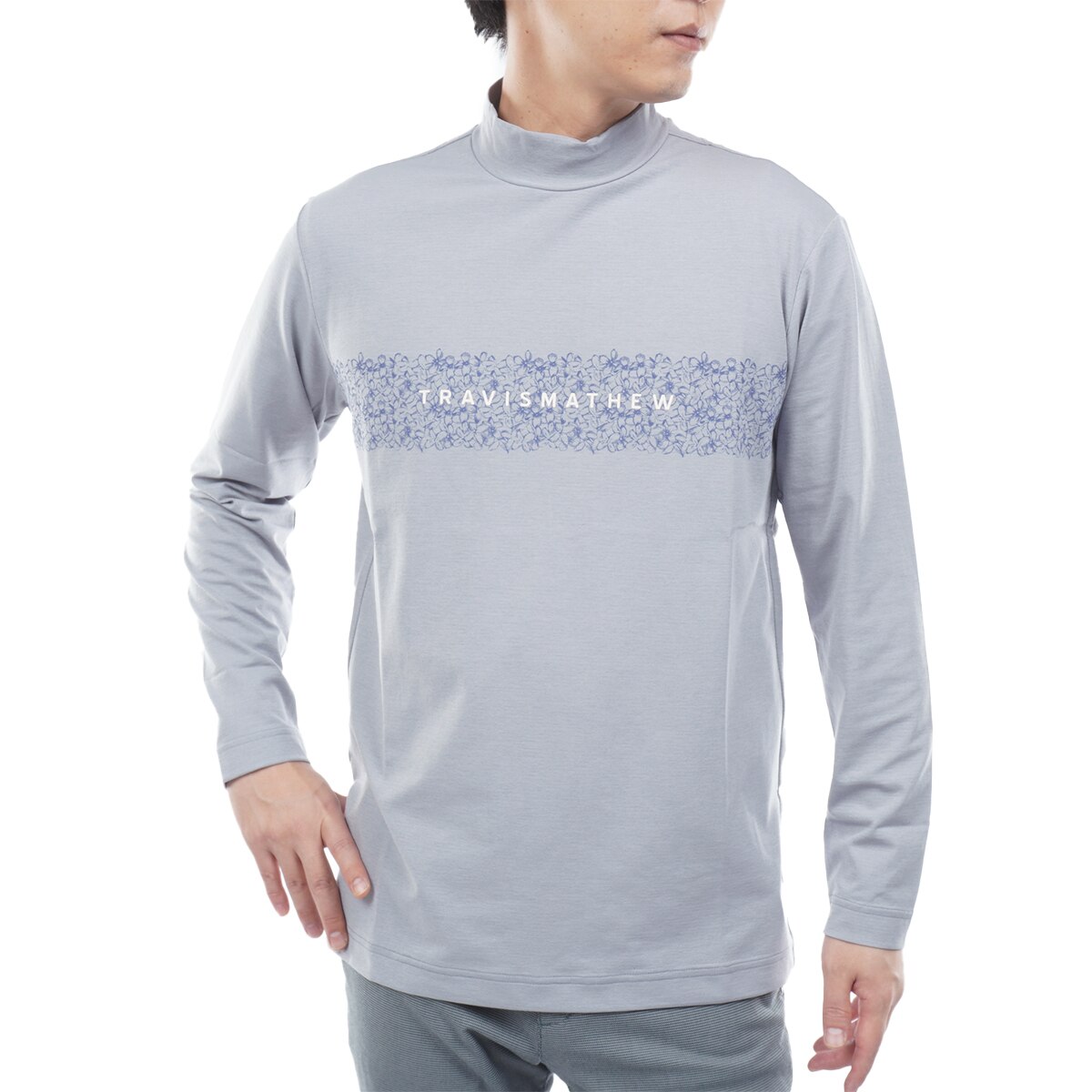 TRAVIS MATHEW モックネックシャツ Lサイズ トラヴィスマシュー（Travis Mathew）（メンズ）ゴルフウェア モック