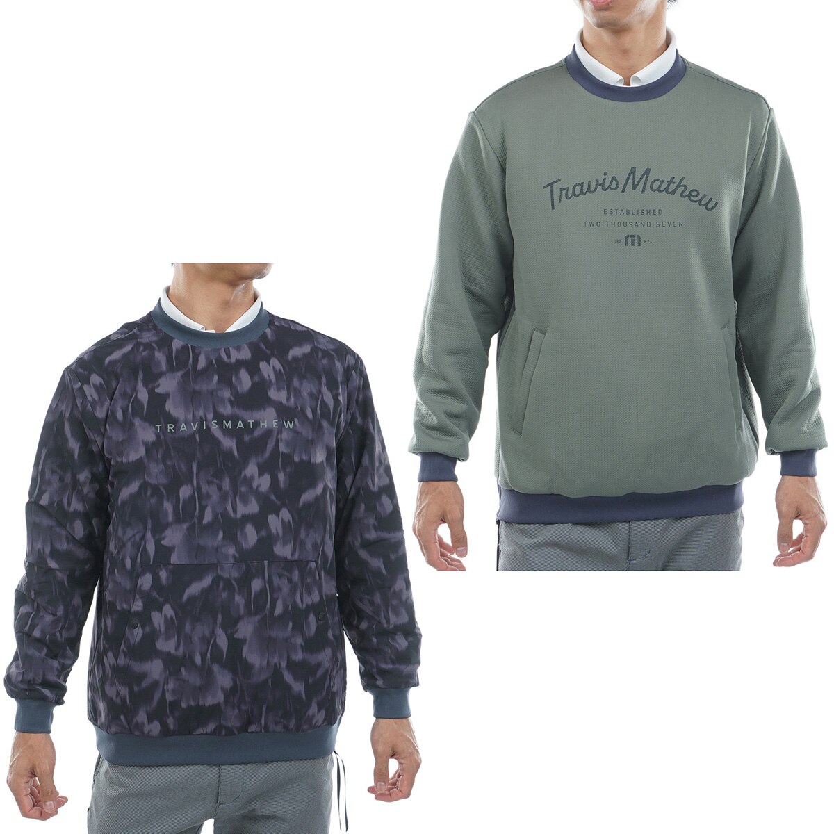 【TravisMathew】美品✨ナイロンスニード ジャケット ネイビー 2XL セール・アウトレット】リバーシブル スニードジャケット